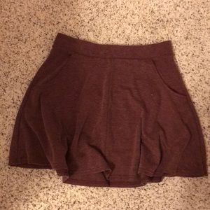 Cotton on mini burgundy skirt